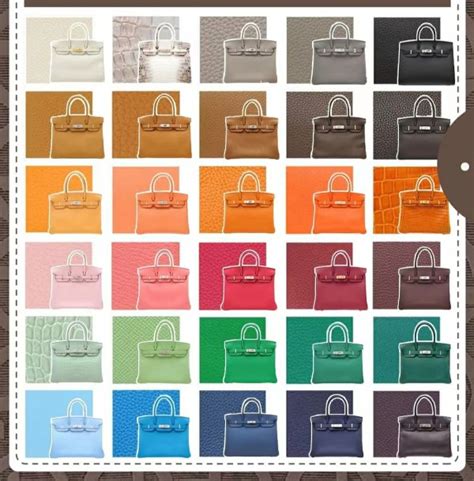 hermes new red kelly colors|Hermes birkin color chart.